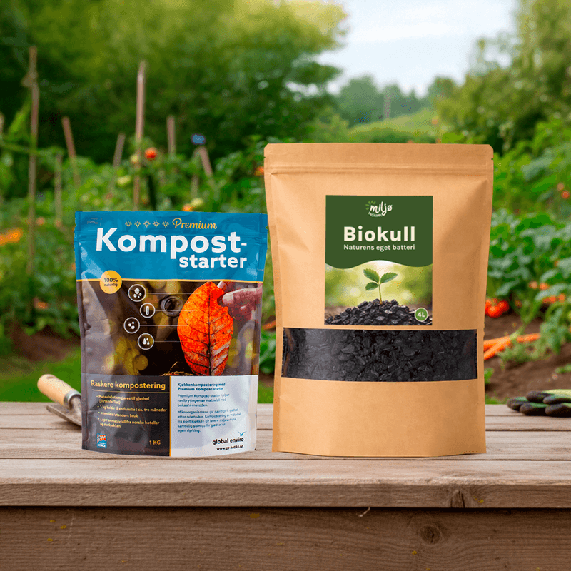 Kraftpakke: Bokashistrø + Biokull 