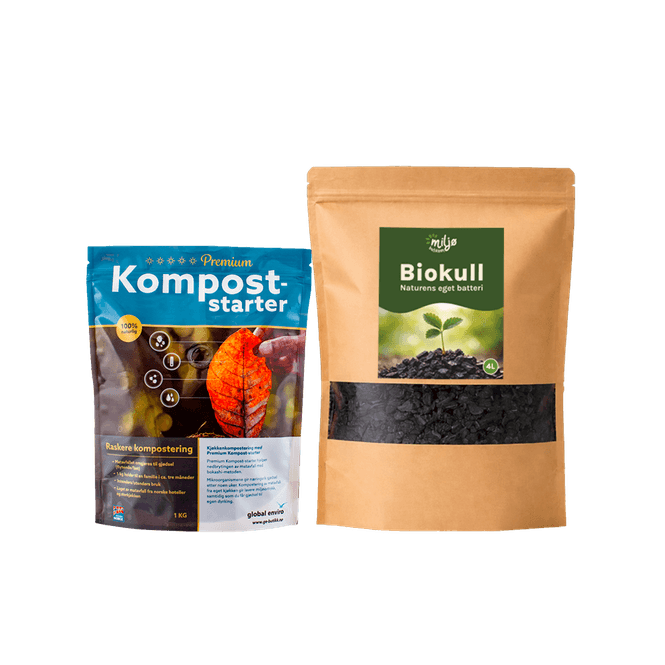 Hovedbilde Kraftpakke: Bokashistrø + Biokull 